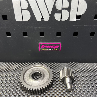 Secondary gears 17/45T for Address V125 transmission set - pictures 1 - rights to use Tunescoot