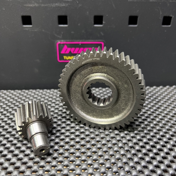Secondary gears 17/45T for Address V125 transmission set  - pictures 3 - rights to use Tunescoot