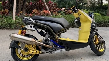 Taste the power of the tuned Yamaha BWS 125 scooter